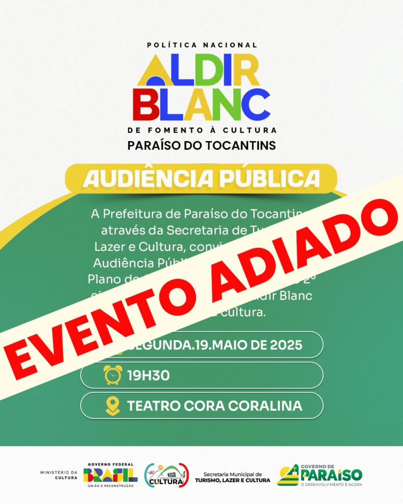 Foto: Reprodução/Prefeitura de Paraíso - TO