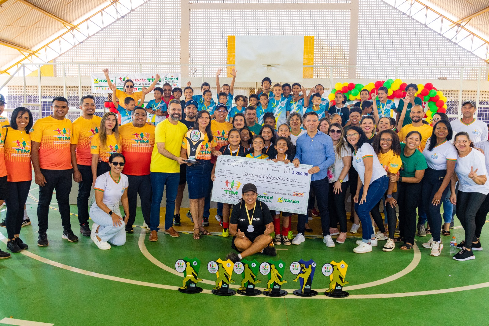 13ª edição do Torneio Interescolar Municipal de Paraíso reúne 600 alunos e distribui R$ 16 mil em premiações