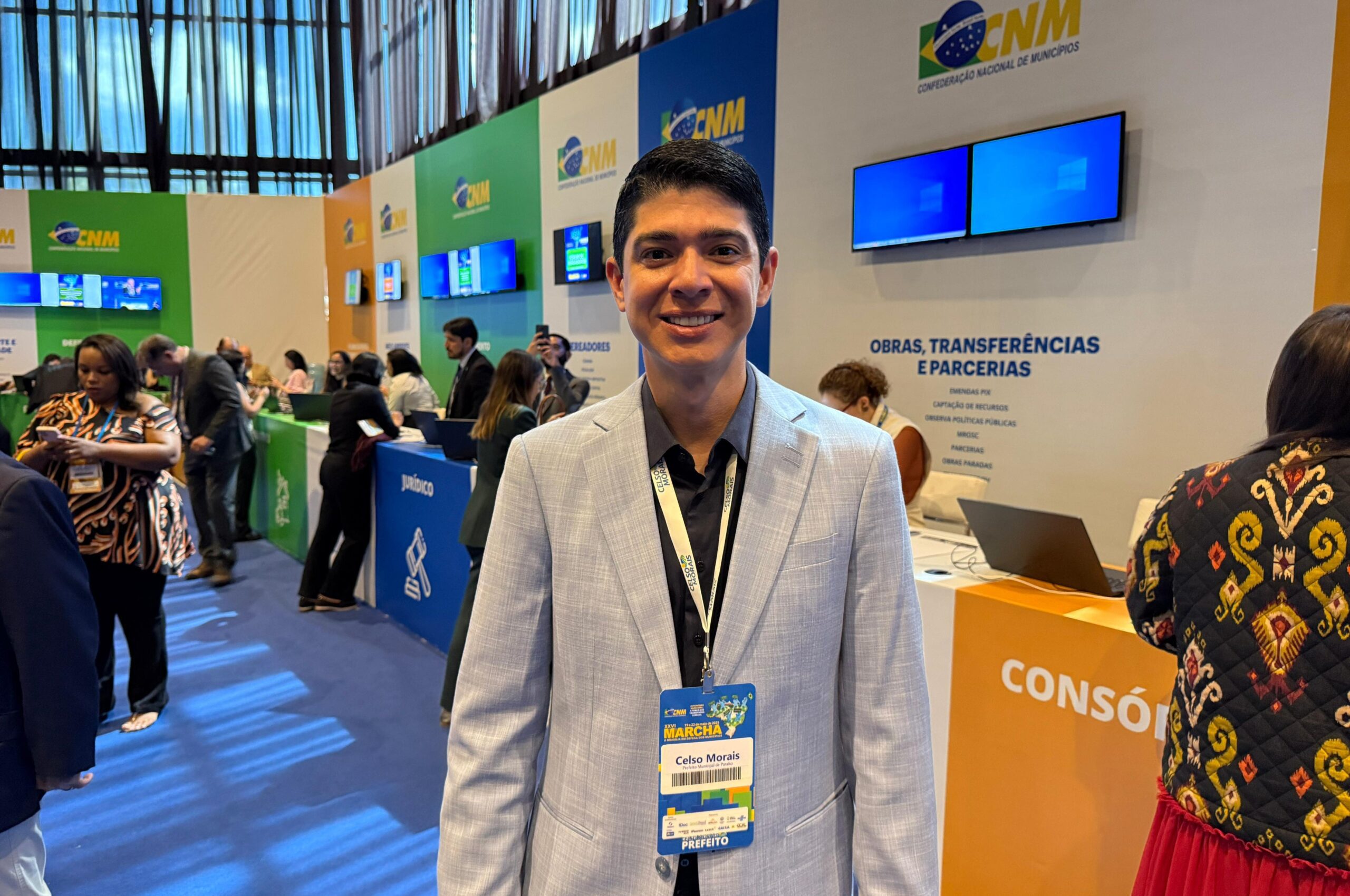 Prefeito Celso Morais ministra palestra sobre turismo sustentável na XXVI Marcha a Brasília em Defesa dos Municípios