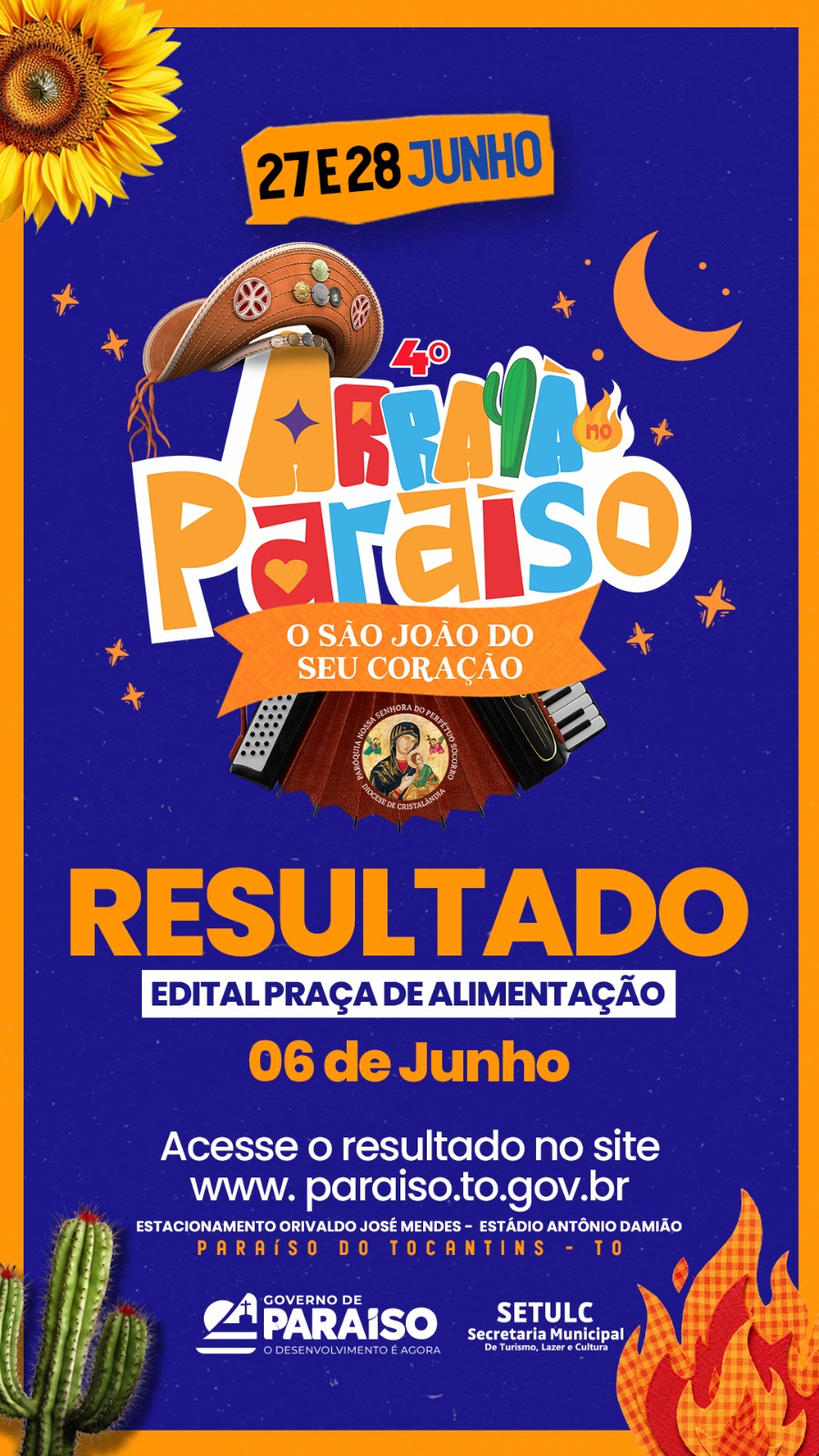Setulc publica relação de MEI’s classificados para o IV Arraiá no Paraíso