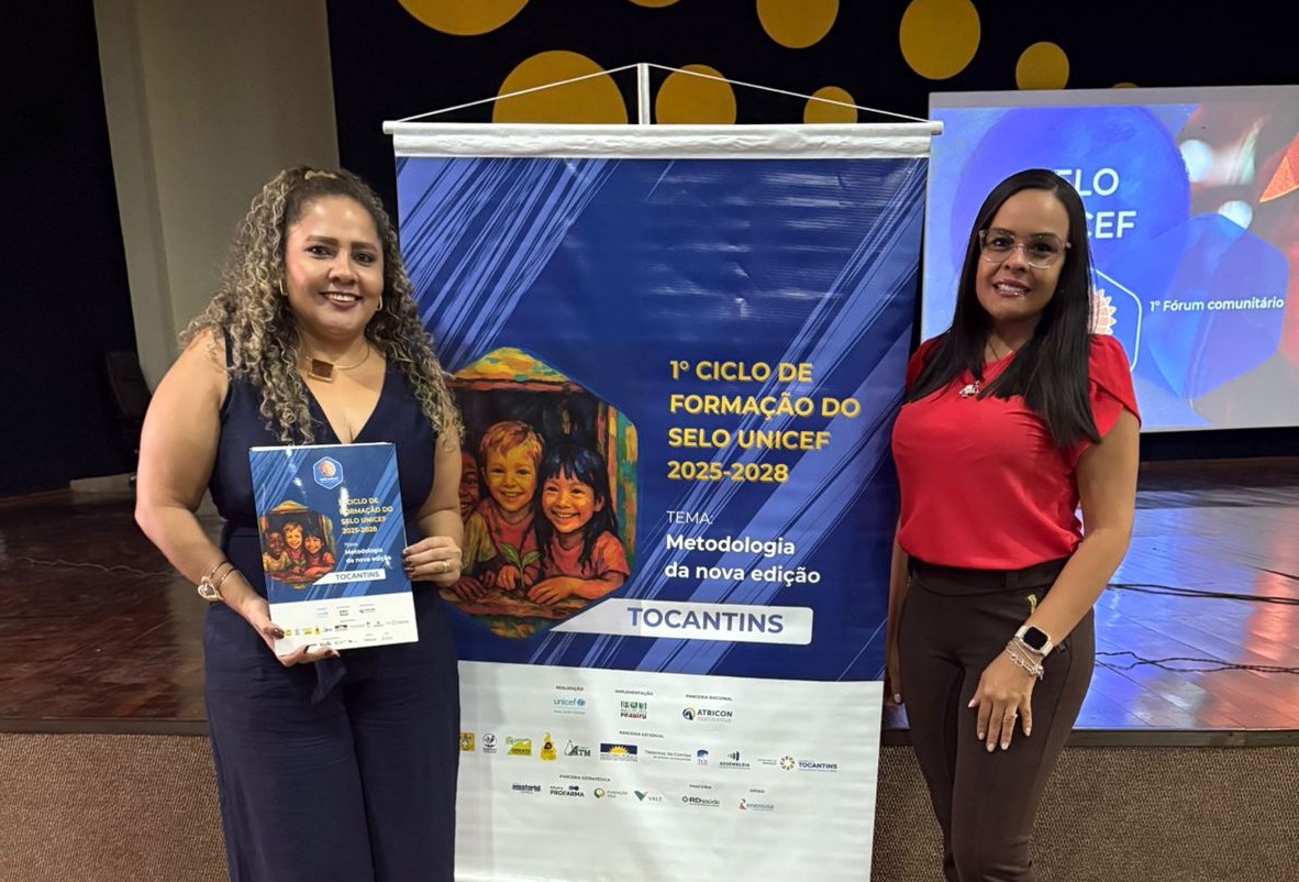 Paraíso do Tocantins participa do 1º Ciclo de Formações do Selo UNICEF 2025-2028