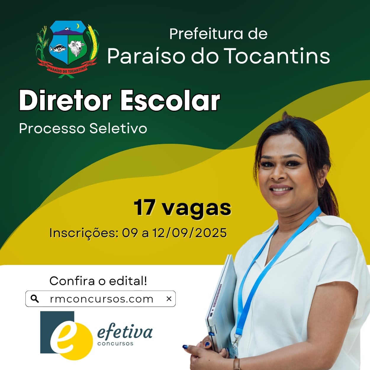 Prefeitura de Paraíso lança edital para processo seletivo de diretores escolares
