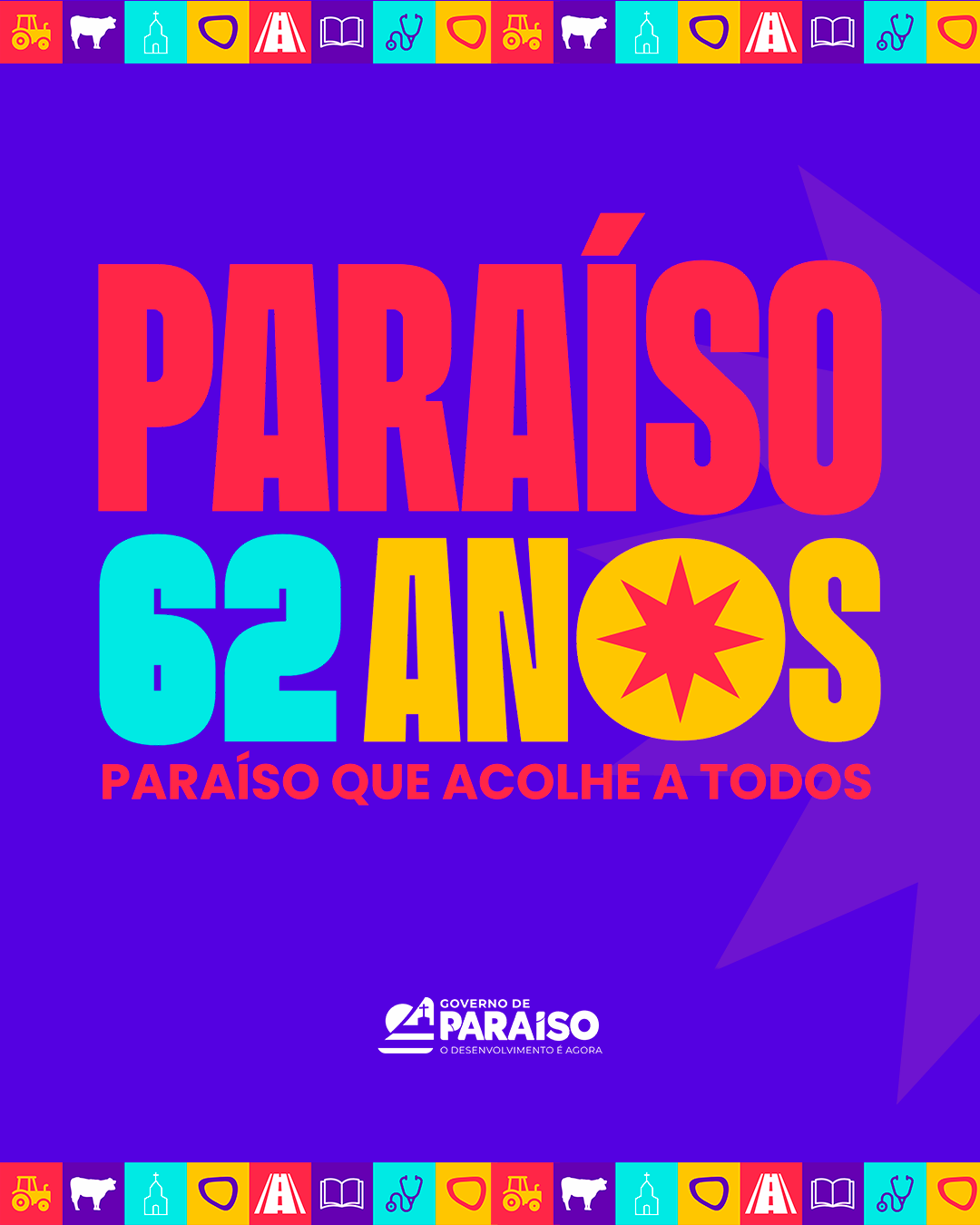 Paraíso celebra 62 anos de sua história com shows, desfile e muita cultura