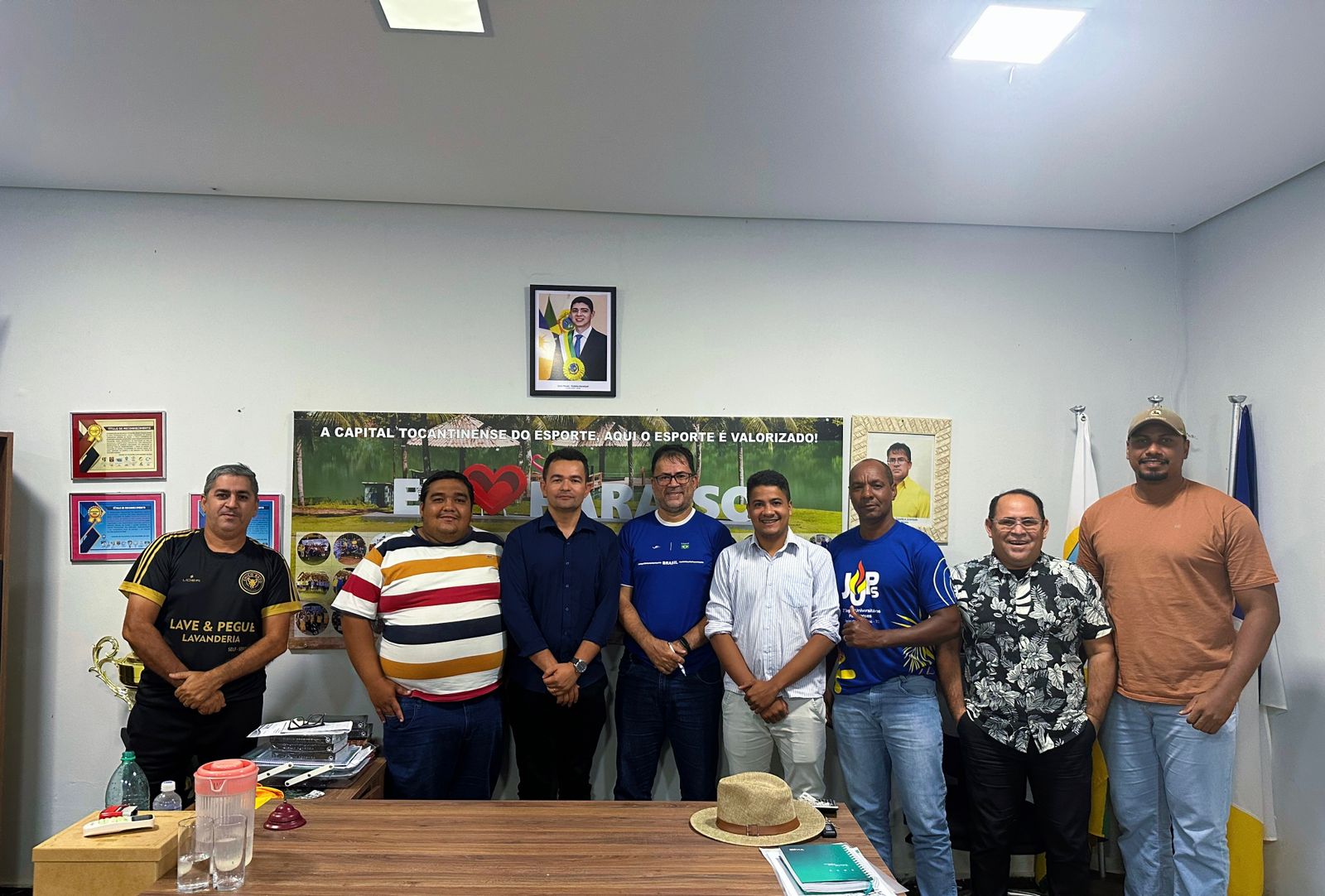 Equipe de Guaraí visita Paraíso para troca de experiências na área esportiva