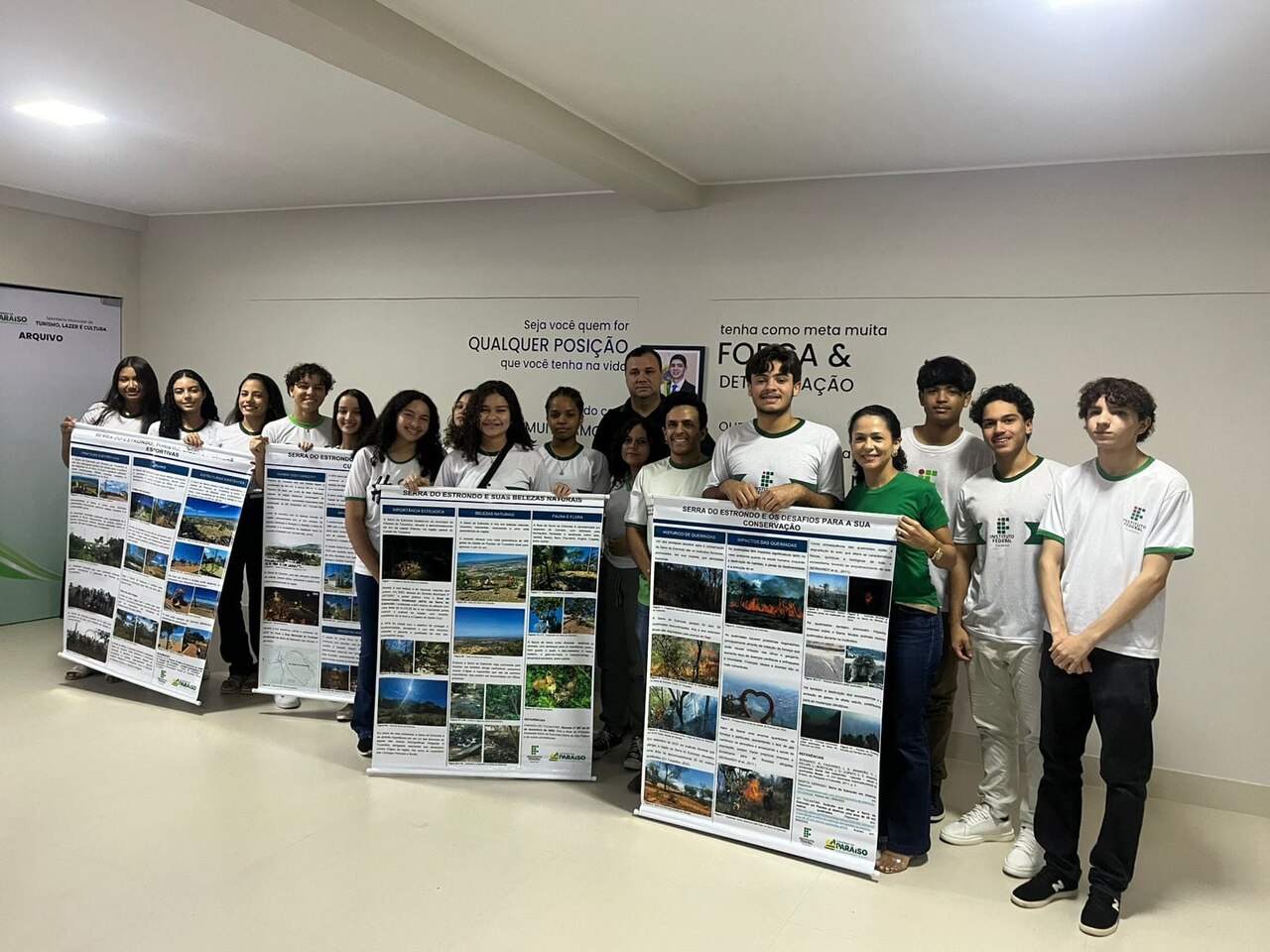 Secretaria de Meio Ambiente recebe apresentação de projetos integradores do IFTO Paraíso com foco em educação ambiental e tecnologia