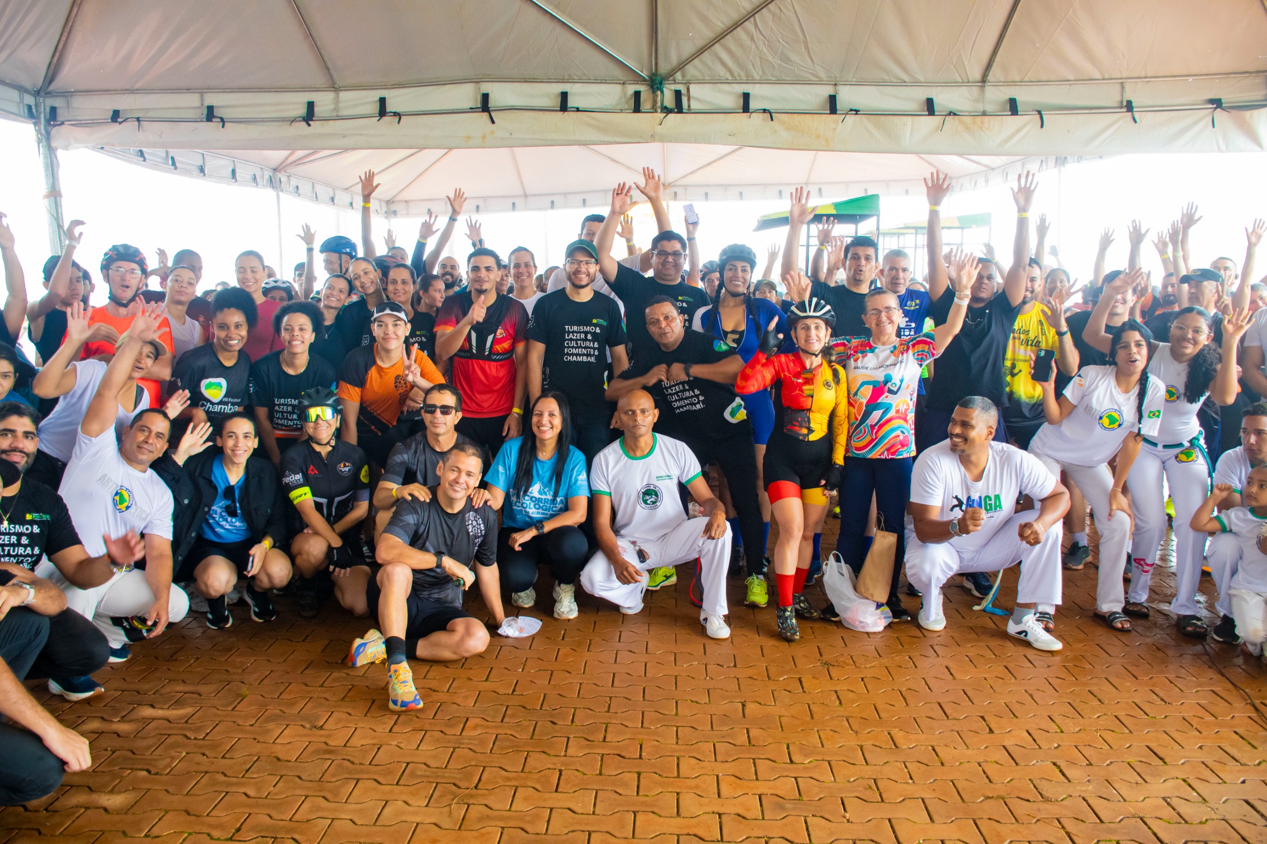 Ciclo Turismo e Treinão Ecológico reúnem mais de 700 participantes em Paraíso