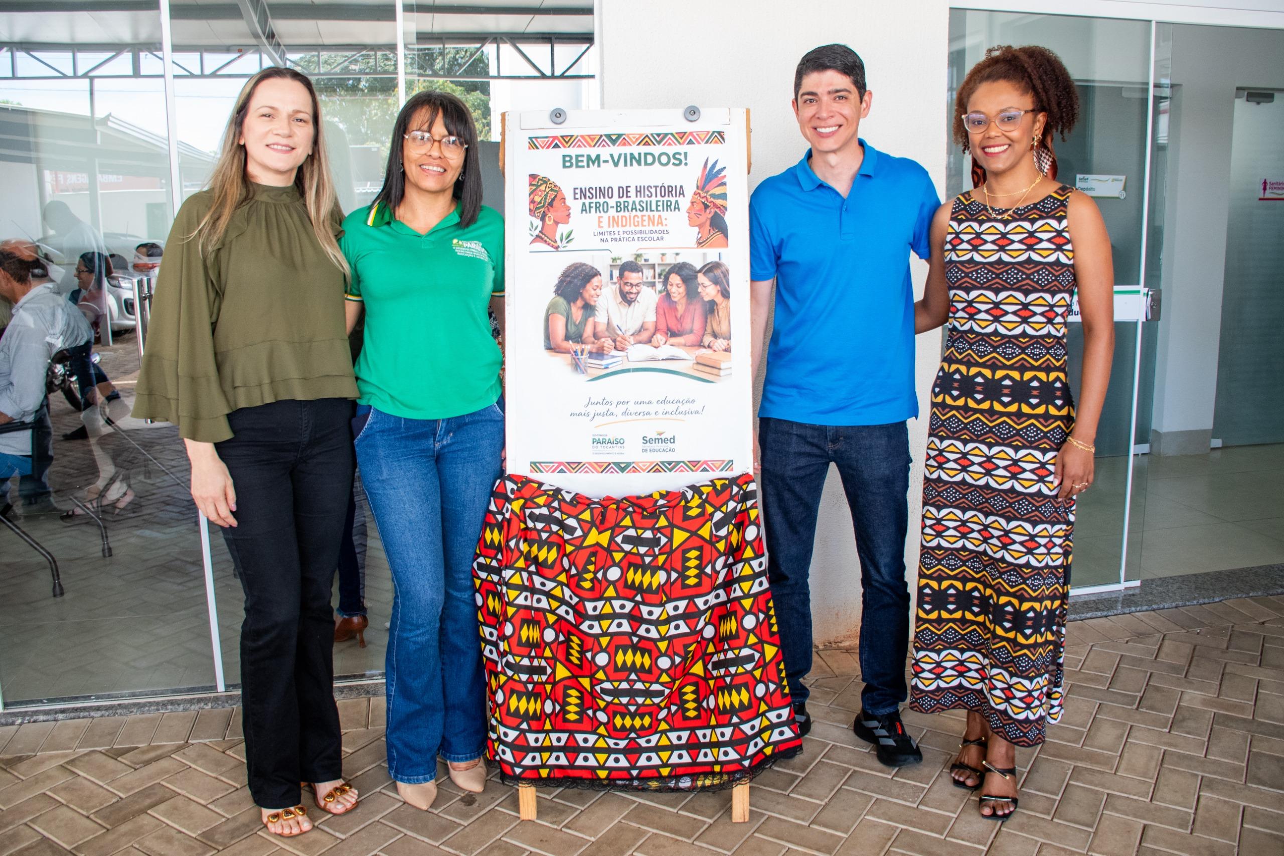 Formação discute equidade e diversidade na educação em Paraíso do Tocantins