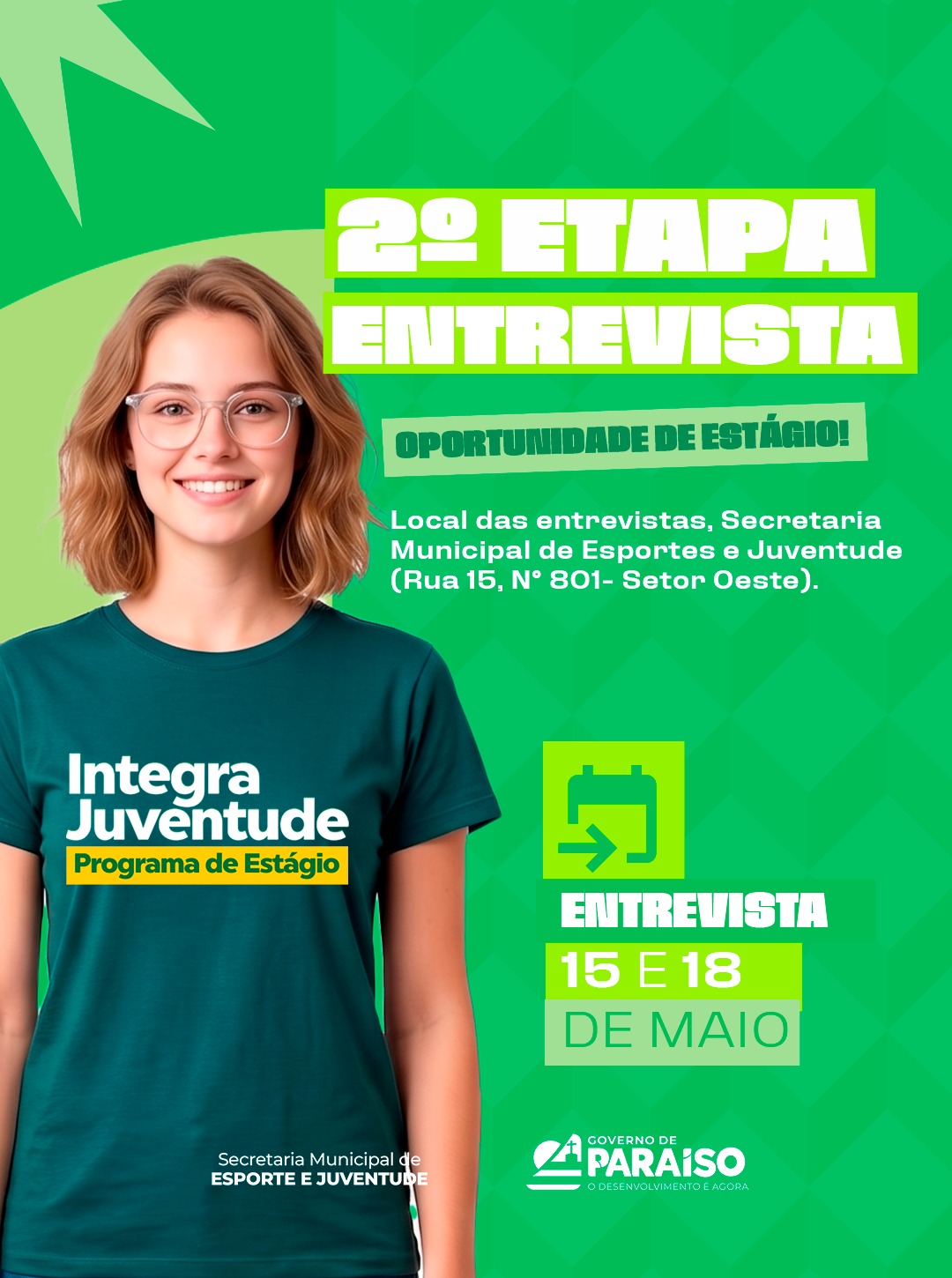 Seleção para estágio entra na fase de entrevistas e movimenta jovens em busca da primeira oportunidade